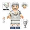 10pcs Football Superstars Mbappe Messi Ronaldo Custom Minifigures Champions League World Cup Scene Collectible Building Blocks Toys