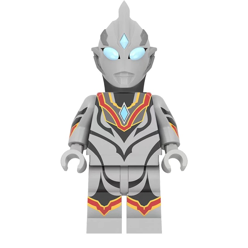 Ultraman Trigger Dark Figure Custom Minifigure Collectible Universe Compatible with Building Bricks Premium ABS Material