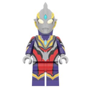 Ultraman Ultraman Trigger Truth Custom Minifigure Standing Heroic Pose High-Quality ABS Plastic Compatible with Collectible Universe Blocks