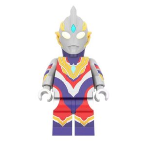 Ultraman Ultraman Trigger Custom Minifigure Standing Heroic Pose Collectible Universe compatible with building bricks
