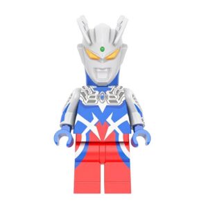 Ultraman Ultraman Zero Custom Minifigure Standing Heroic Pose High-Quality ABS Collectible