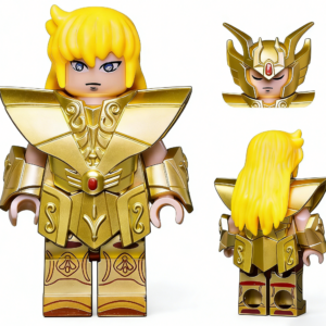 Saint Seiya Virgo Shaka Custom Minifigure Sanctuary Battle Golden Armor Display Premium Collectible