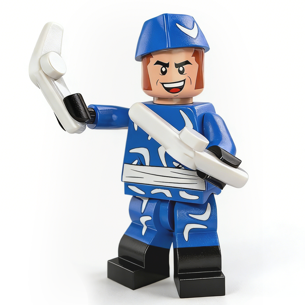 DC Comics Boomerang Custom Minifigure Throwing Weapon Villain Pose High-quality ABS Plastic
