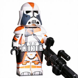 Star Wars 212th Attack Battalion Heavy Custom Minifigure Holding Blaster Battle Ready High-quality ABS plastic precision injection molding compatible with brick system