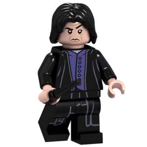 Harry Potter Severus Snape Custom Minifigure Holding Wand Standing Pose High-quality ABS plastic precision injection molding compatible with building bricks