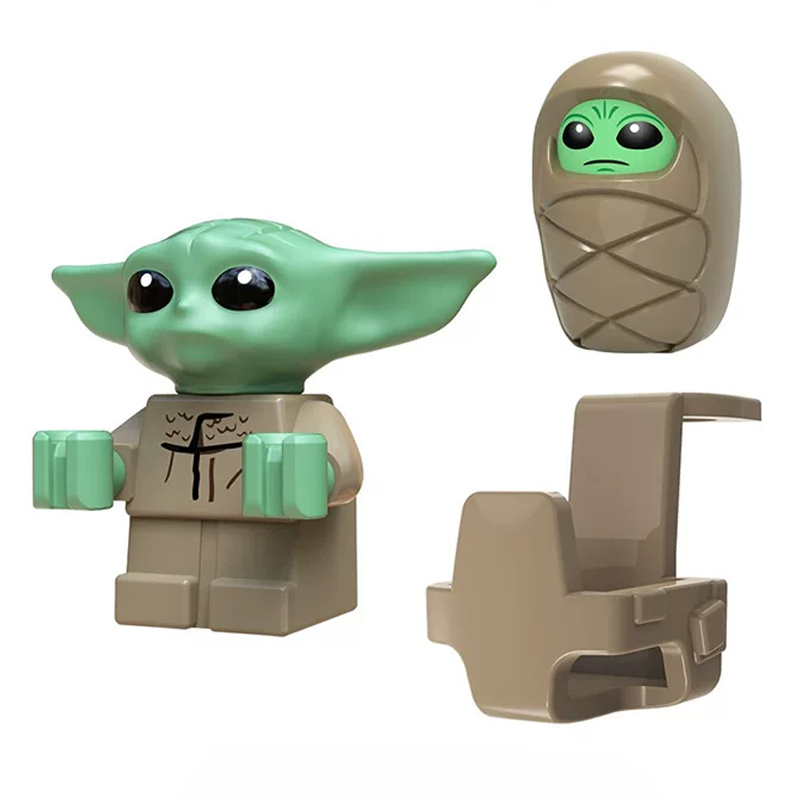 Star Wars Grogu Custom Minifigure Standing Limited Edition High-Quality ABS Plastic