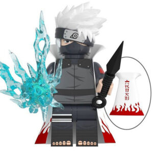Naruto Hatake Kakashi Custom Minifigure Copy Ninja Rasengan Sixth Hokage High-Quality ABS Building Brick Compatible