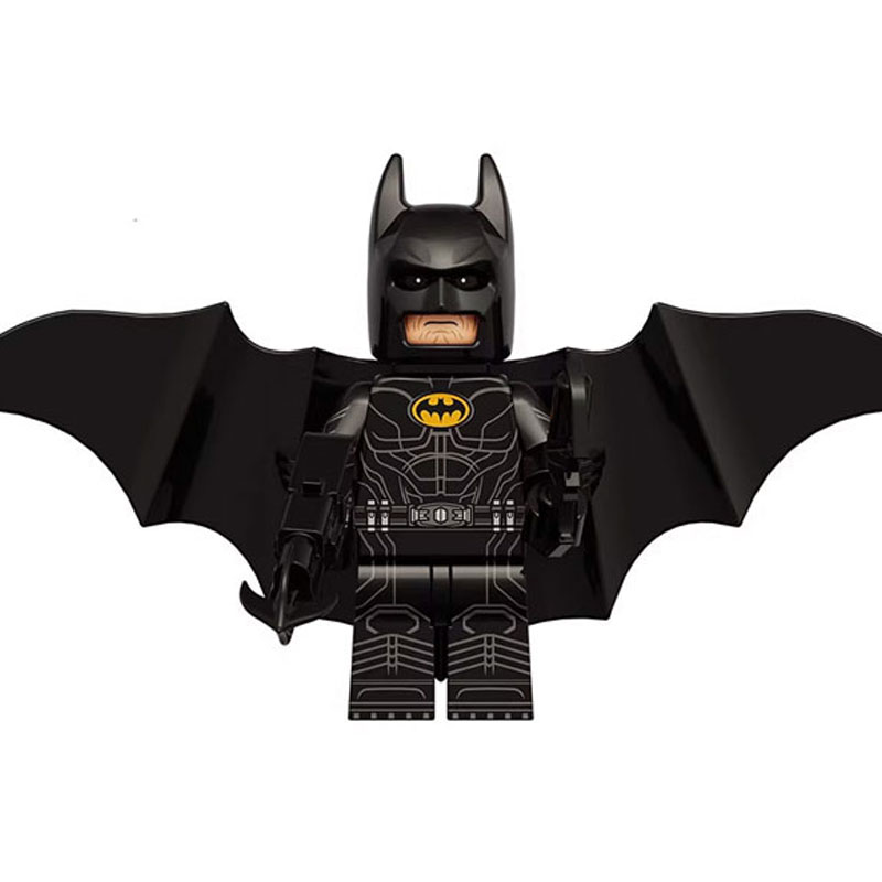 DC Comics Batman Custom Minifigure Dark Knight Flying Bat Wings High-Quality ABS Plastic Precision Molded Building Blocks Compatible