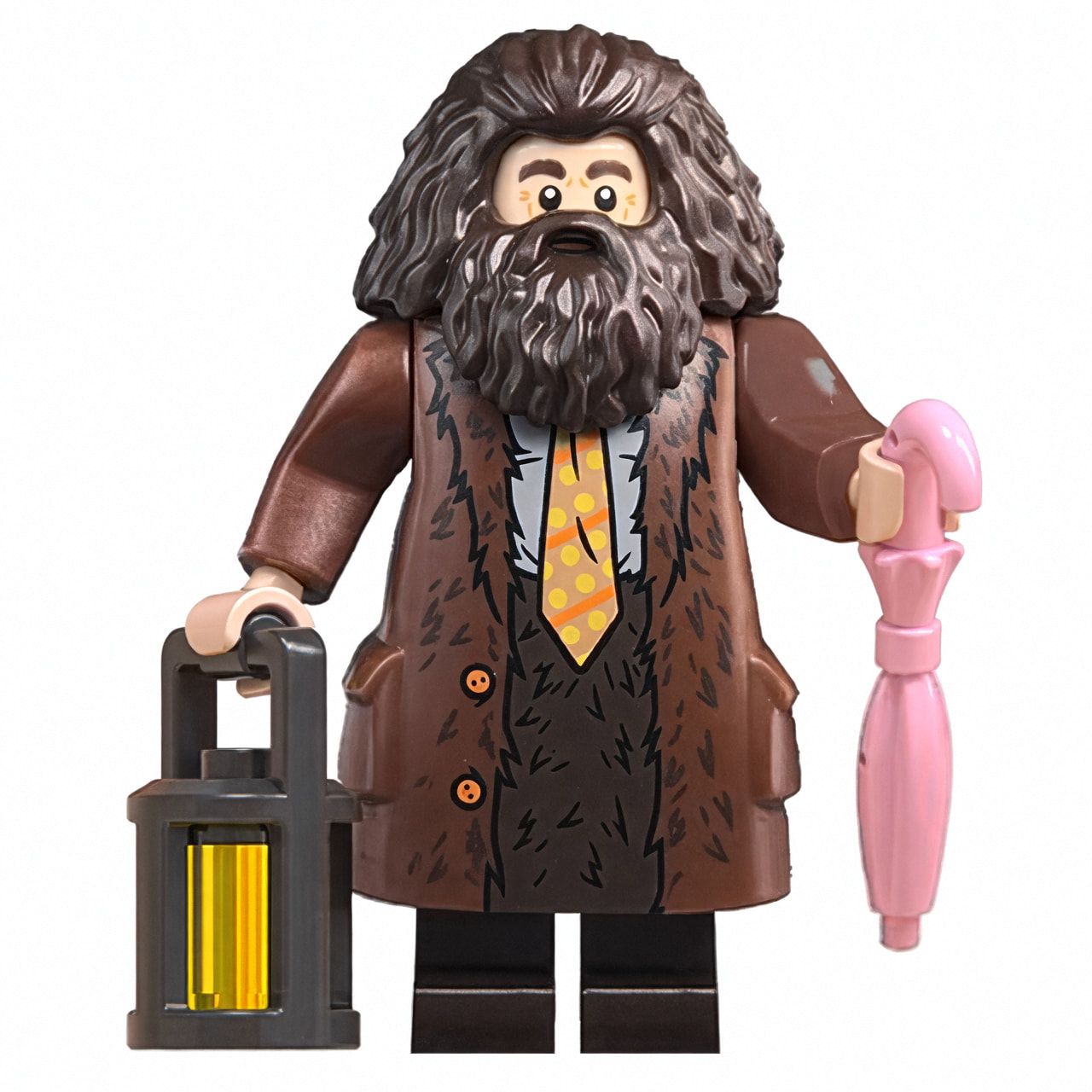 Harry Potter Hagrid Custom Minifigure Holding Lantern Holding Umbrella High-quality ABS plastic precision injection molding