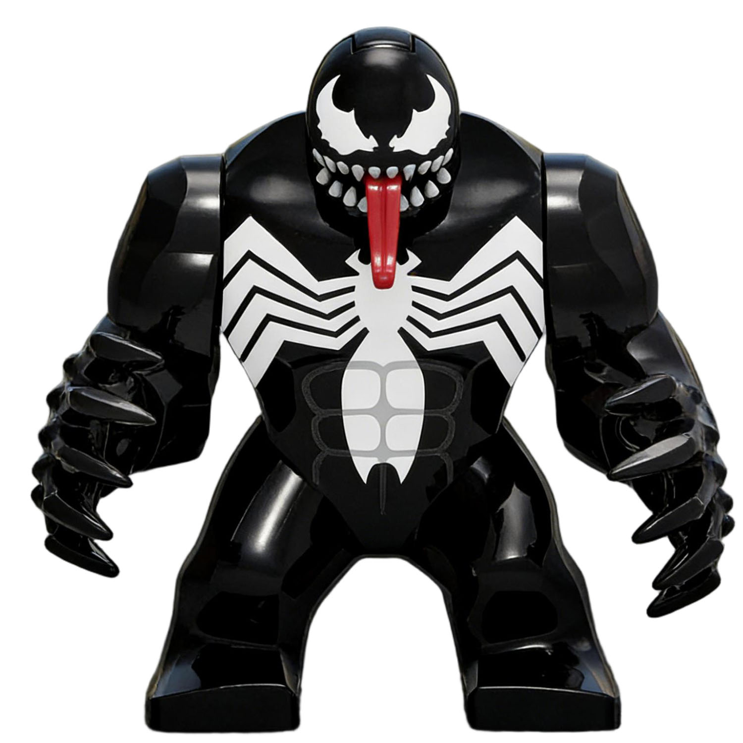 Venom Marvel Big Figure Collectible Dynamic Action Pose with Red Tongue