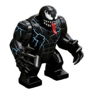 Venom Marvel Big Figure Collectible with Lightning Pattern Details