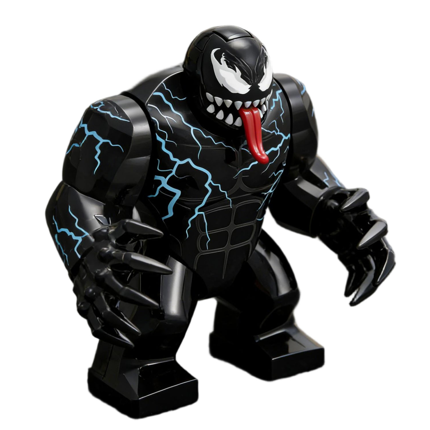 Venom Marvel Big Figure Collectible with Lightning Pattern Details