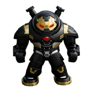 Hulkbuster Marvel Big Figure Black and Gold Armored Collectible