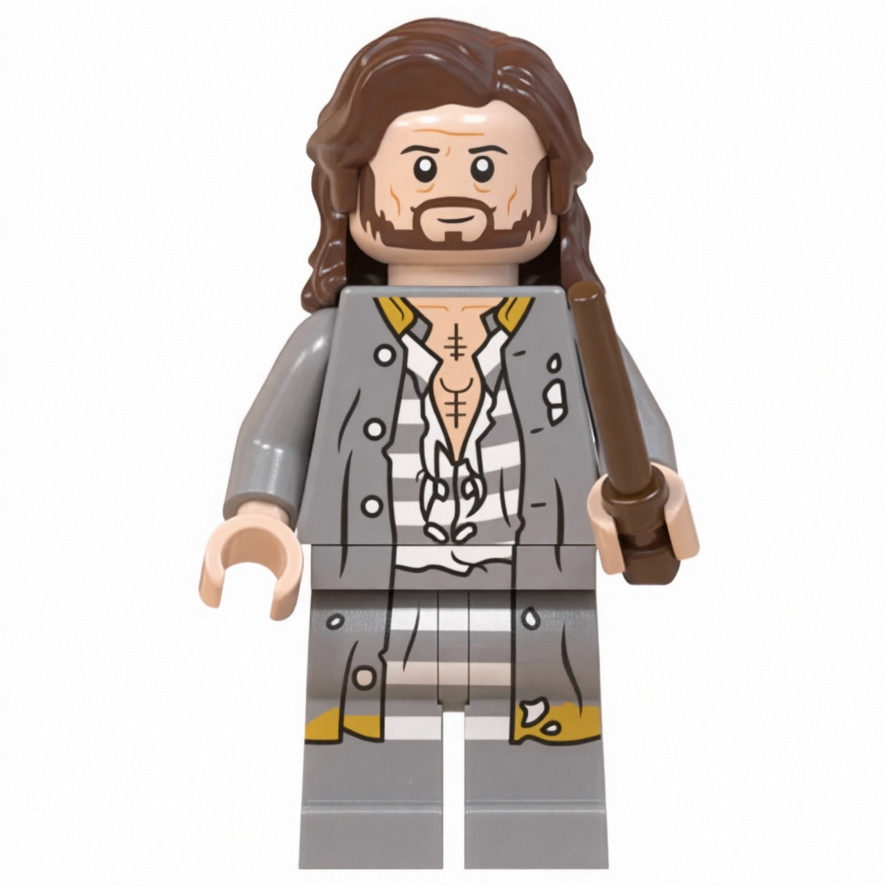 Harry Potter Rubeus Hagrid Custom Minifigure Professor Holding Staff High-quality ABS Plastic Collectible