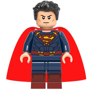 DC Comics Superman Custom Minifigure Modern Combat Standing Pose High-Quality ABS Plastic Precision Injection Molding Compatible with Major Brick Systems