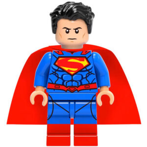 DC Comics Superman Custom Minifigure Standing Classic Pose High-Quality ABS Plastic Precision Injection Molding Compatible with Major Brick Systems