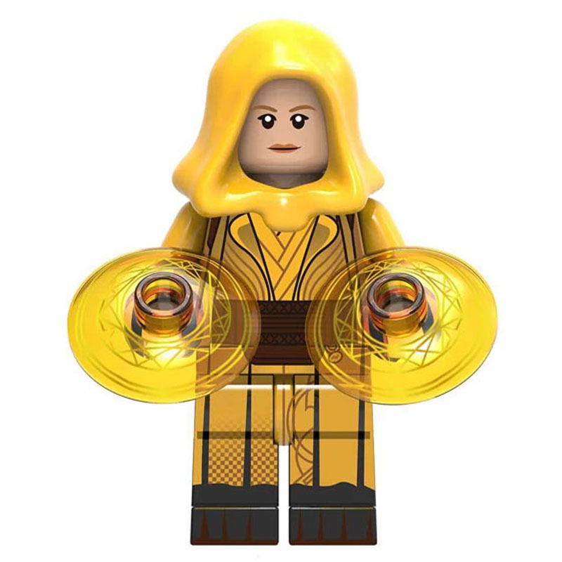 Marvel Ancient One Custom Minifigure Holding Magic Discs Mystic Energy High-Quality ABS Plastic Compatible with Major Building Blocks