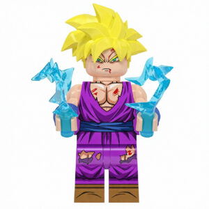 Dragon Ball Universe Son Gohan Custom Minifigure Battle Damaged Energy Blast High-quality ABS plastic precision injection molding compatible with building bricks