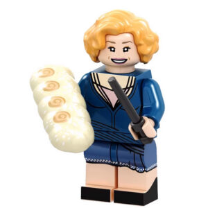 Harry Potter Queenie Goldstein Custom Minifigure Holding Wand Holding Bread High-quality ABS plastic precision injection molding compatible with major brick systems