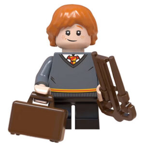 Harry Potter Ron Weasley Custom Minifigure Holding Suitcase Carrying Wand Limited Edition Collectible