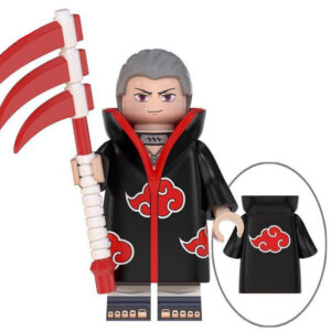 Naruto Sasori of the Red Sand Custom Minifigure Holding Scythe Akatsuki Member High-quality ABS plastic precision injection molding compatible with building bricks