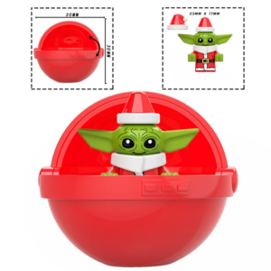 Star Wars Grogu Custom Minifigure Santa Costume Holiday Theme Limited Edition Collectible