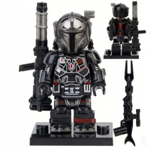 Star Wars Black Shadow Ops Heavy Custom Minifigure Hand Assembled Limited Edition Design