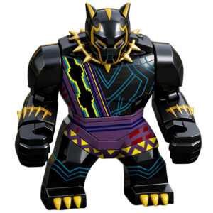 Black Panther Marvel Big Figure Collectible Armored with Gold Accents