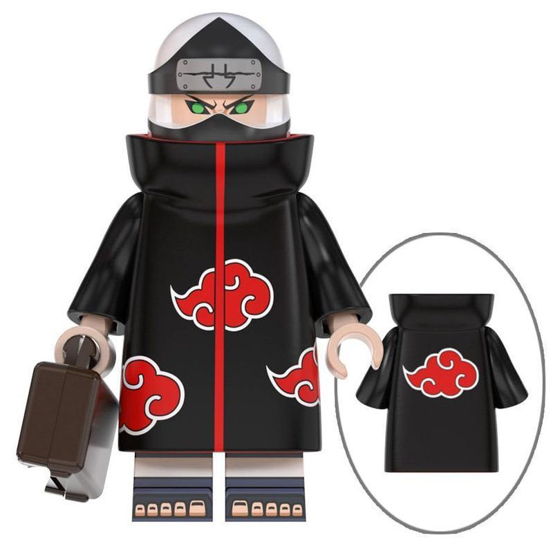 Naruto Uzumaki Naruto Custom Minifigure Sage Mode Standing Holding Scroll High-quality ABS plastic precision injection molding