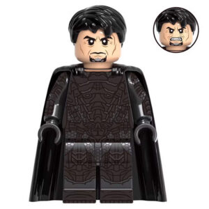 DC Comics General Zod Custom Minifigure Standing Angry Expression Premium ABS Material Compatible with Building Bricks