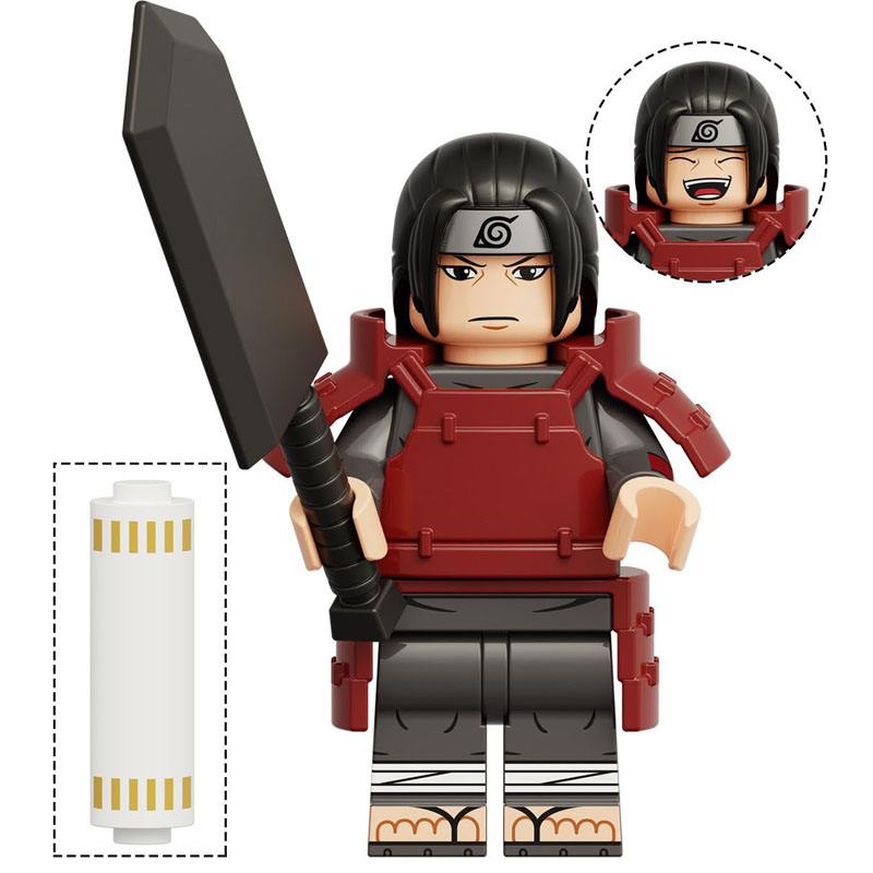 Naruto Hashirama Senju Custom Minifigure First Hokage Holding Sword Premium ABS Buildable Figure