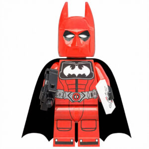 DC Comics Crimson Mercenary Custom Minifigure Standing Holding Weapon Limited Edition Collectible