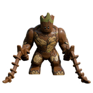 Groot Marvel Big Figure Collectible Muscular Wood Grain Design