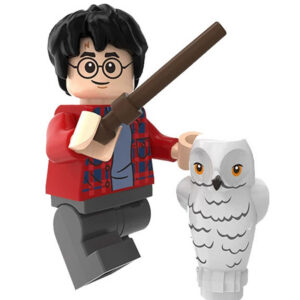 Harry Potter Harry Potter Custom Minifigure Holding Wand With Owl High-Quality ABS Plastic Collectible