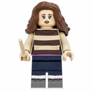 Harry Potter Hermione Granger Custom Minifigure Casual Holding Wand High-quality ABS plastic precision injection molding compatible with major building block systems