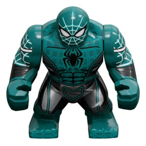 Spider-Man Marvel Big Figure Collectible Teal and Black Dynamic Pose