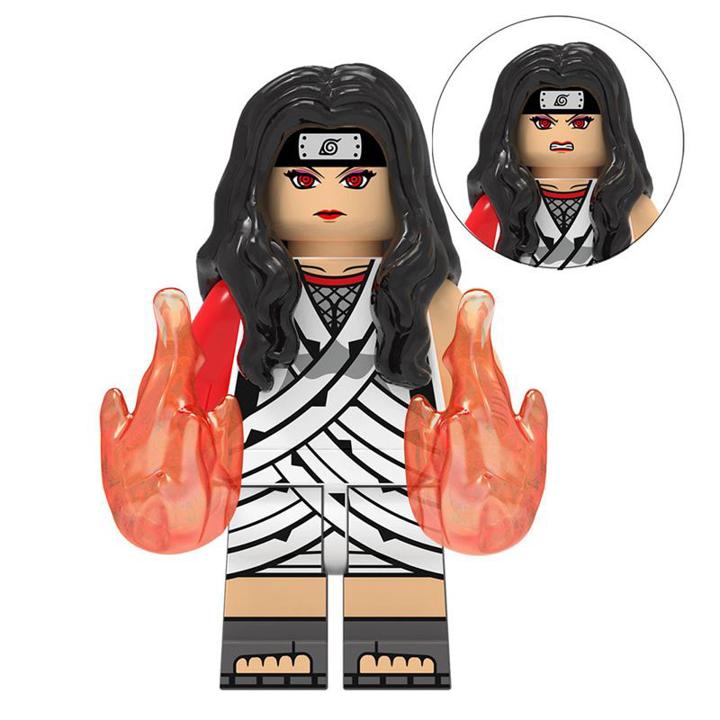 Naruto Yuhi Kurenai Custom Minifigure Genjutsu Fire Hands Ninja High-Quality ABS Plastic Precision Injection Molding Compatible with Major Brick Systems
