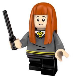 Harry Potter Ginny Weasley Custom Minifigure Holding Wand Magic Collectible Universe Compatible with Building Bricks