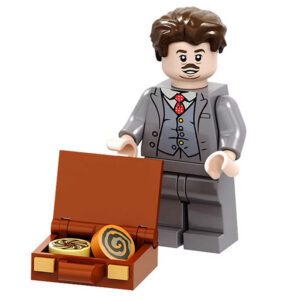 Harry Potter Newt Scamander Custom Minifigure Holding Case Magical Creatures High-quality ABS Plastic Compatible with Building Bricks