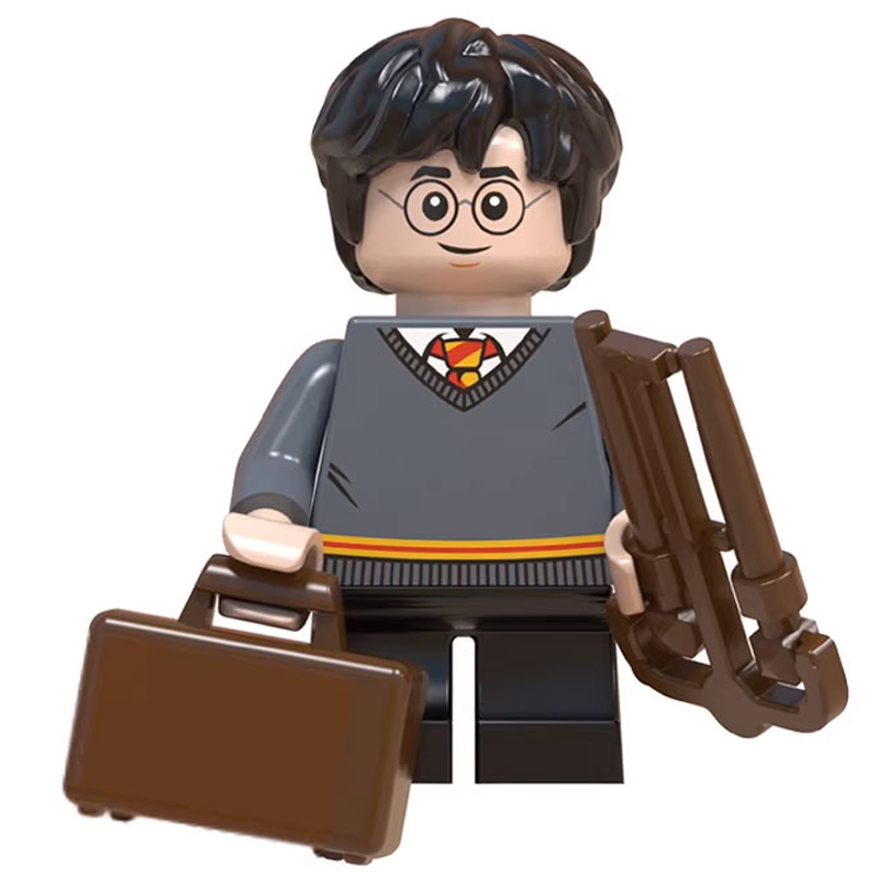 Harry Potter Harry Potter Custom Minifigure Travel Holding Suitcase and Folded Umbrella High-Quality ABS Collectible