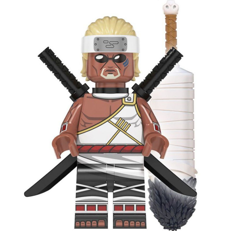 Naruto Killer Bee Custom Minifigure Eight Tails Ninja Sword Wielding Premium ABS Material Desk Decor
