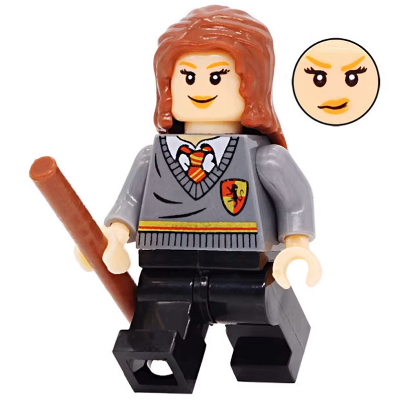 Harry Potter Hermione Granger Custom Minifigure Student Holding Wand High-quality ABS Plastic Compatible Building Blocks