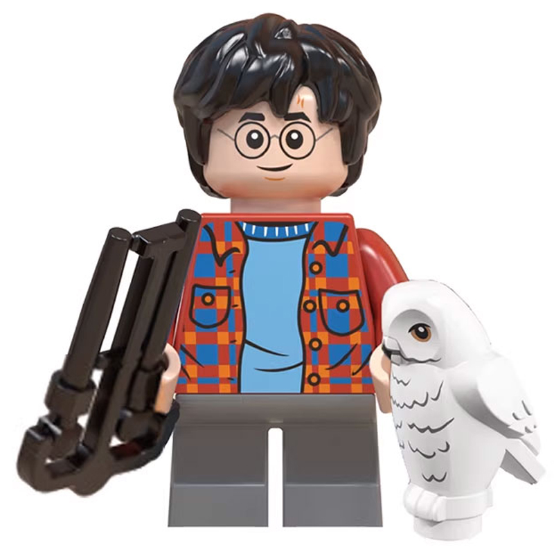 Harry Potter Harry Potter Custom Minifigure Travel Holding Owl Backpack High-Quality Collectible Figure