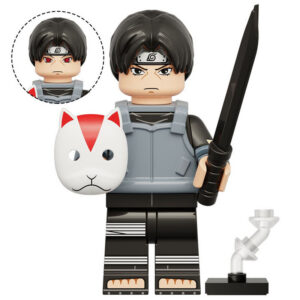Naruto Uchiha Itachi Custom Minifigure Anbu Captain Holding Sword Fox Mask High-quality ABS plastic precision injection molding compatible with building block systems