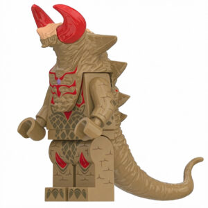Ultraman Skull Gomora Custom Minifigure Kaiju Monster Standing High-Quality Collectible