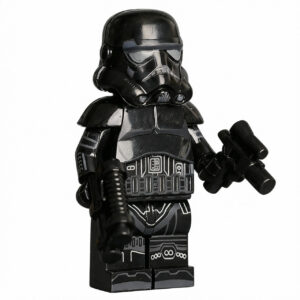 Star Wars Imperial Death Trooper Elite Custom Minifigure Holding Blaster Standing Pose High-Quality ABS Plastic Compatible with Brick System Building Blocks