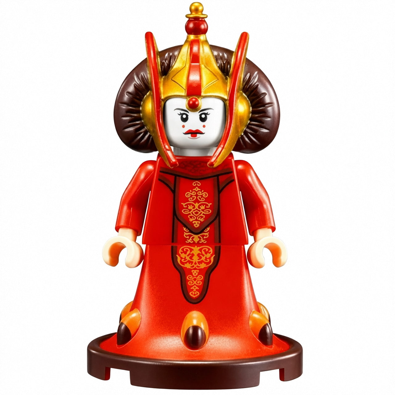 Star Wars Padme Amidala Custom Minifigure Royal Attire Coronation Movie Accurate Details High-Quality Print