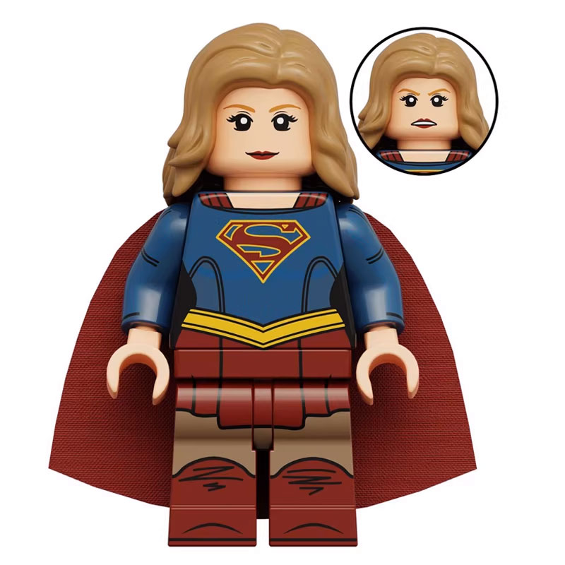 DC Comics Supergirl Custom Minifigure TV Series High-quality ABS Plastic Precision Injection Molding Compatible with Brick System