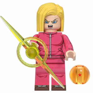 Dragon Ball Universe Android 18 Custom Minifigure Fighting Energy Blade High-Quality ABS Plastic Precision Injection Molding
