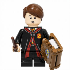 Harry Potter Albus Dumbledore Custom Minifigure Holding Wand Carrying Book High-Quality ABS Plastic Compatible with Major Building Blocks